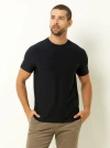 Single Stitch Premium Crew Neck T-shirt In Black