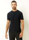 Single Stitch Premium Crew Neck T-shirt In Black