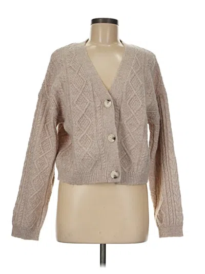 Pre-owned Single Thread Cardigan Sweater In Brown