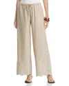 Single Thread Embroidered Pants In Neutral