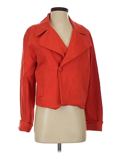 Pre-owned Single Thread Jacket In Red
