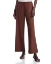 Single Thread Tie Front Pants In Brown