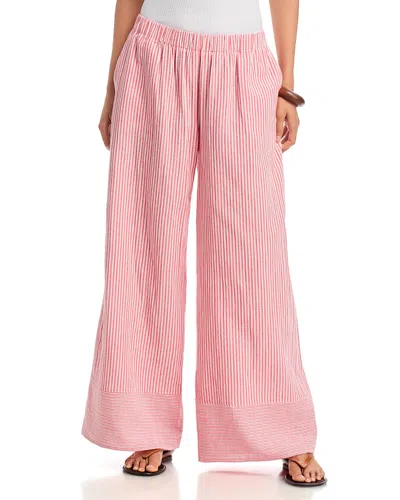 Single Thread Wide Leg Pants In Pink