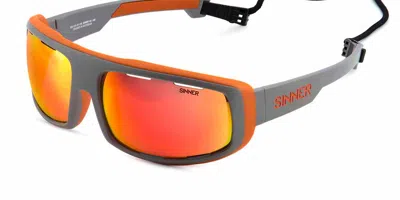 Sinner Apollo Court Polarized Sisu-878-20-58b Men's Sunglasses Grey Size Standard