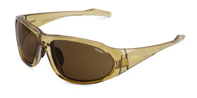 Sinner Bongu Sisu-937-40-30 Men's Sunglasses Brown Size Standard In Transparent Light Brown