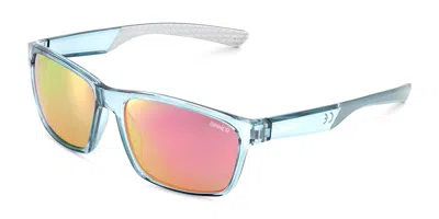 Sinner Breni Sisu-934-50-05 Men's Sunglasses Blue Size Standard In Transparent Light Blue-matte Grey