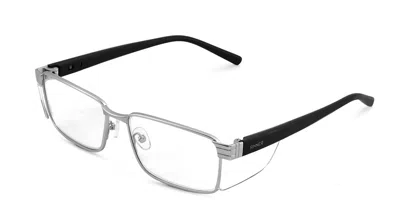 Sinner Brick Safety Glasses Sisa-027-10-07 Men's Glasses Silver Size 144 - Free Lenses - Blue Light Block A