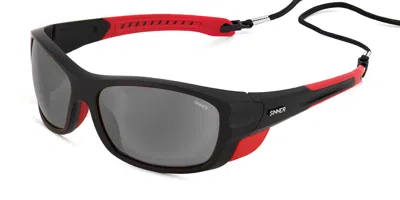 Sinner Denali Asian Fit Sisu-889-10-c10b Men's Sunglasses Black Size Standard