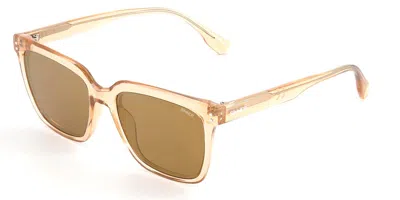 Sinner Dokos Polarized Sisu-945-40-p30 Men's Sunglasses Brown Size Standard In Transparent Light Brown