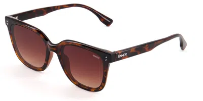 Sinner Dokos Polarized Sisu-945-41-p30 Men's Sunglasses Tortoiseshell Size Standard In Brown Tortoise