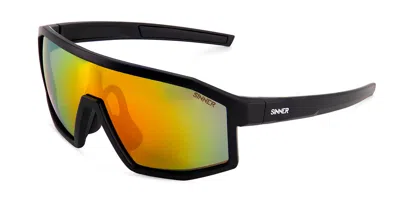 Sinner Lys Sisu-940-10-58 Men's Sunglasses Black Size 139 In Matte Black