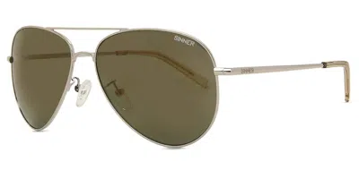 Sinner Morin Sisu-723-20-09 Men's Sunglasses Silver Size 57