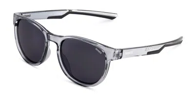 Sinner Niva Polarized Sisu-933-20-p10 Men's Sunglasses Grey Size Standard In Transparent Grey-matte Grey