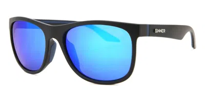 Sinner Rockford Sisu-831-10-49 Occhiali Da Sole Neri Per Uomo In Black