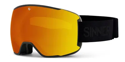 Sinner Snowflake Sigo-201-10a-18 Occhiali Da Sole Neri Per Uomo In Black