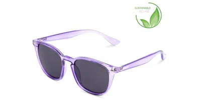 Sinner Sorai Polarized Sisu-939-74-p30 Men's Sunglasses Purple Size Standard In Transparent Purple