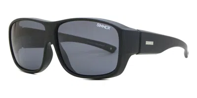 Sinner Sunrise Polarized Sisu-655-10-p10 Men's Sunglasses Black Size 64