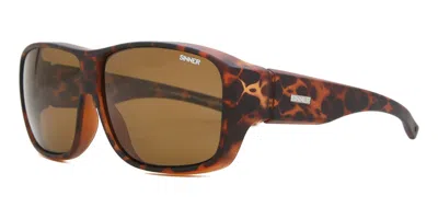 Sinner Sunrise Polarized Sisu-655-40-p30 Occhiali Da Sole Tartarugatishell Per Uomo In Brown