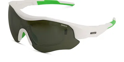 Sinner Triple Ii Polarized Sisu-884-30-03 Men's Sunglasses White Size Standard