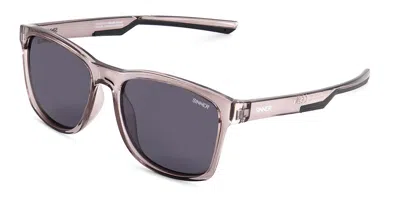 Sinner Zuni Polarized Sisu-938-20-p10 Men's Sunglasses Grey Size Standard In Transparent Grey-matte Black