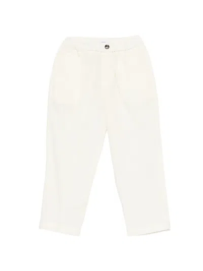 Siola Kids' Adam Elastic-waistband Trousers In Neutrals