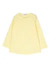 Siola Button Fly Long-sleeve Top In Yellow