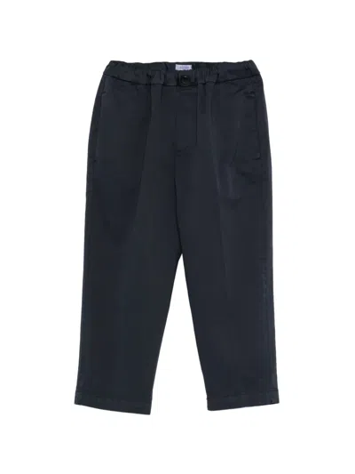 Siola Kids' Button Pleated Trousers In Blue