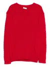 Siola Cable-knit Sweater In Red