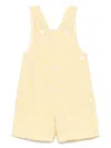 Siola Checked Dungarees In Yellow