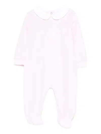 Siola Babies' Collared Floral Pyjama In Metallic