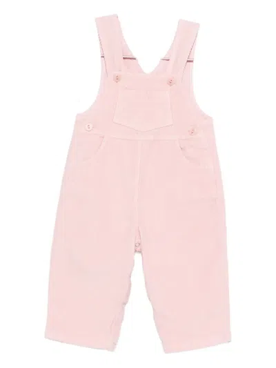 Siola Babies' Corduroy Dungaree In Pink