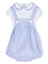 Siola Cotton Romper Set In Blue
