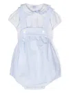 Siola Cotton Romper Set In Blue