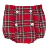 Siola Culotte With Tartan Pattern In Rosso
