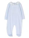 Siola Embroidered-motif Pajamas In Blue