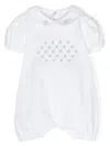 Siola Embroidered-motif Romper In White