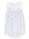 Siola Embroidered-motif Romper In White