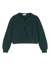 Siola Fine-knit Cardigan In Green