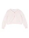 Siola Fine-knit Cardigan In Rosa