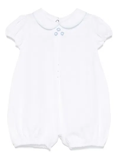 Siola Babies' Fine-ribbed Romper In White
