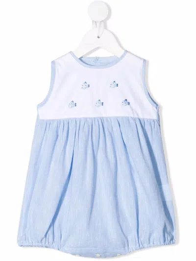 Siola Babies' Fish Embroidery Colour-block Shorties In 蓝色