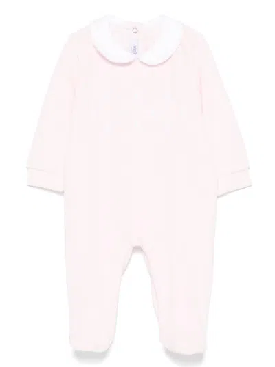 Siola Babies' Floral-embroidered Pyjamas In Pink