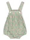Siola Floral-print Cotton Overall In Green