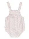 Siola Floral-print Cotton Overall In Silver