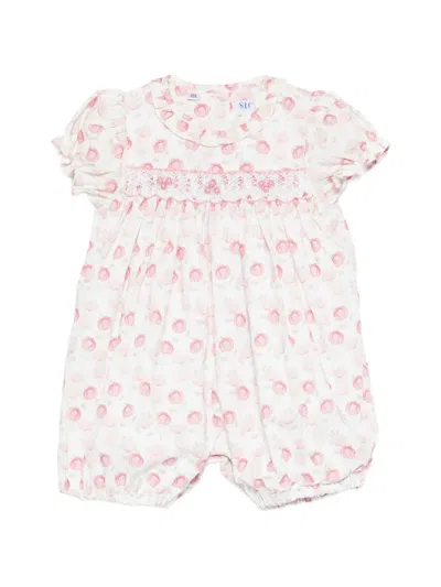 Siola Babies' Floral Print Shorties In White