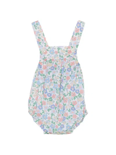 Siola Babies' Floral-print Bodysuit In White