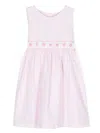 Siola Gingham-check Seersucker Dress In Pink