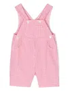 Siola Gingham Poplin Overall In Pink
