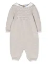 Siola Knitted Merino-wool Romper In 中性色