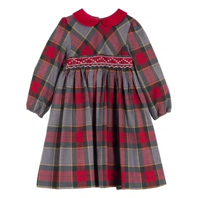 Siola Babies' Long Sleeves Dress In Grigio